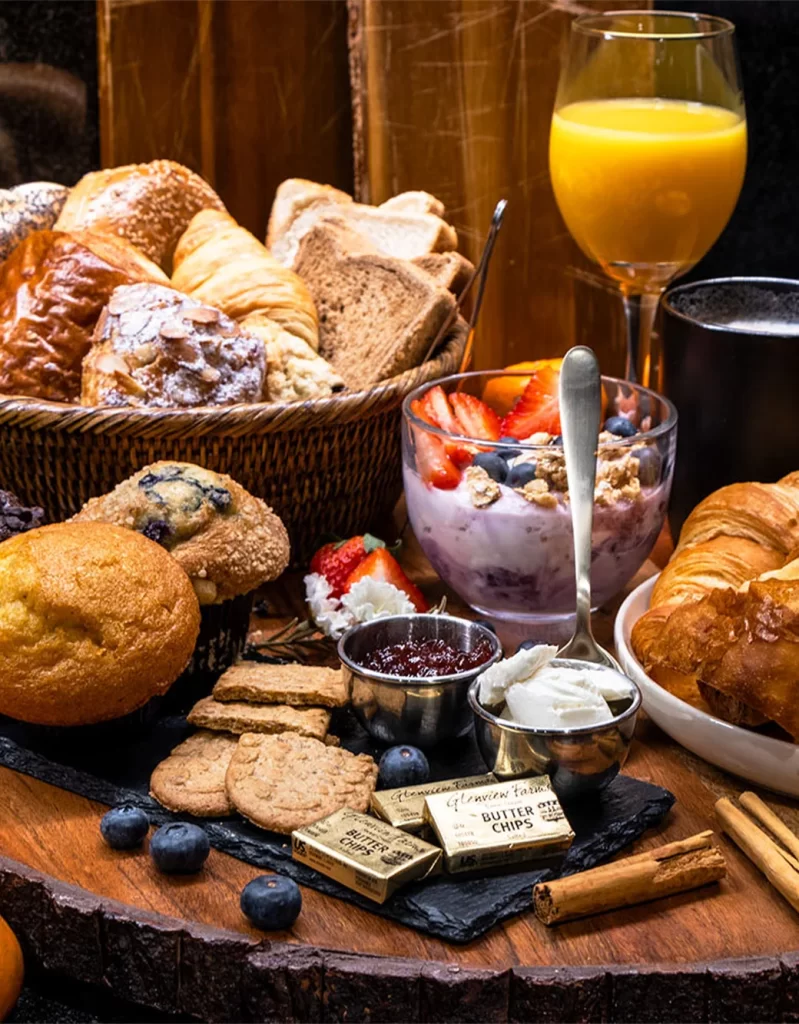 breakfast and coffee at the Carnegie Hotel NYC in midtown Manhattan