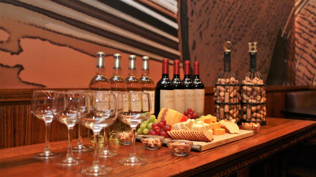 Happy Hour Wine and Cheese at the Carnegie Hotel NYC in midtown Manhattan
